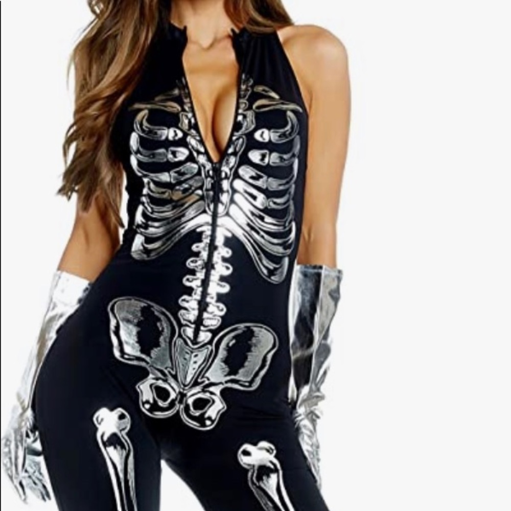 Women’s Skeleton Bodysuit Costume